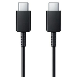 Samsung Official Καλώδιο Φόρτισης και Μεταφοράς Δεδομένων Type - C σε Type - C - 100cm - 3A - Black (EP-DA705BBEGWW)