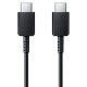 Samsung Official Καλώδιο Φόρτισης και Μεταφοράς Δεδομένων Type - C σε Type - C - 100cm - 3A - Black (EP-DA705BBEGWW)