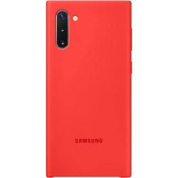Official Samsung Silicone Cover Θήκη Σιλικόνης - Samsung Galaxy Note 10 - Red (EF-PN970TREGWW)