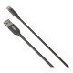 Yenkee Καλώδιο Φόρτισης και Μεταφοράς Δεδομένων Usb σε Lightning - 2m - Black (YCU612BK)
