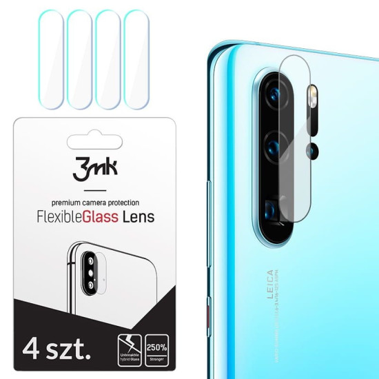 3MK Glass Camera Protector - Αντιχαρακτικό Προστατευτικό Γυαλί για Φακό Κάμερας Huawei P30 Pro - 4 τεμάχια (58190)