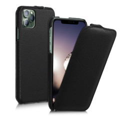 Kalibri Δερμάτινη Θήκη Flip Apple iPhone 11 Pro Max - Ultra Slim Leather Protective Phone Cover - Black (50411.01)
