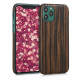 Kalibri Σκληρή Ξύλινη Θήκη iPhone 11 Pro - Dark Brown (49795.18)