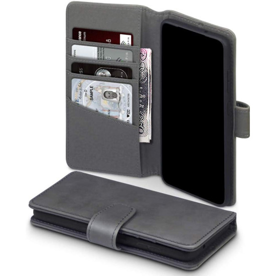 Terrapin Δερμάτινη Θήκη - Πορτοφόλι Samsung Galaxy S20 - Grey (117-002a-226)