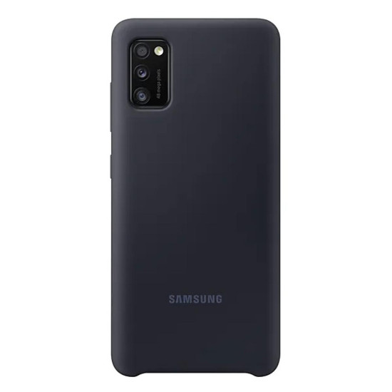 Official Samsung Θήκη Σιλικόνης Samsung Galaxy A41 - Black (EF-PA415TBEGEU)