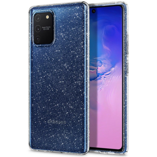 Spigen Θήκη Σιλικόνης Liquid Crystal Glitter Samsung Galaxy S10 Lite - Cystal Quartz (ACS01199)