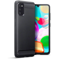 Terrapin Θήκη Σιλικόνης Carbon Fibre Samsung Galaxy A41 - Black (118-002-838)