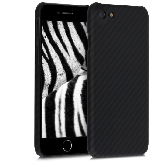 Kalibri Aramid Fiber Body - Σκληρή Θήκη Apple iPhone SE 2022 / 2020 / 8 / 7 - Black Matte (45082.47)