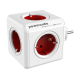 Allocacoc PowerCube Original - Πολύπριζο με 5 Υποδοχές - Red (1100RD/DEORPC)