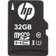 HP Κάρτα Μνήμης MicroSD 32GB Class 10 U1 με Αντάπτορα SDHC / SDXC - 2 Έτη Εγγύηση (SDU32GBHC10HP-EF)