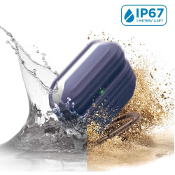 Elago AirPods Pro Waterproof Hang Case - Αδιάβροχη Θήκη για AirPods Pro 2nd Gen / 1st Gen - IP67 - Jean Indigo (EAPPWF-HANG-JIN)