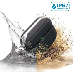 Elago AirPods Pro Waterproof Hang Case - Αδιάβροχη Θήκη για AirPods Pro 2nd Gen / 1st Gen - IP67 - Black (EAPPWF-HANG-BK)