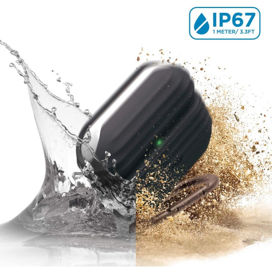 Elago AirPods Pro Waterproof Hang Case - Αδιάβροχη Θήκη για AirPods Pro 2nd Gen / 1st Gen - IP67 - Black (EAPPWF-HANG-BK)