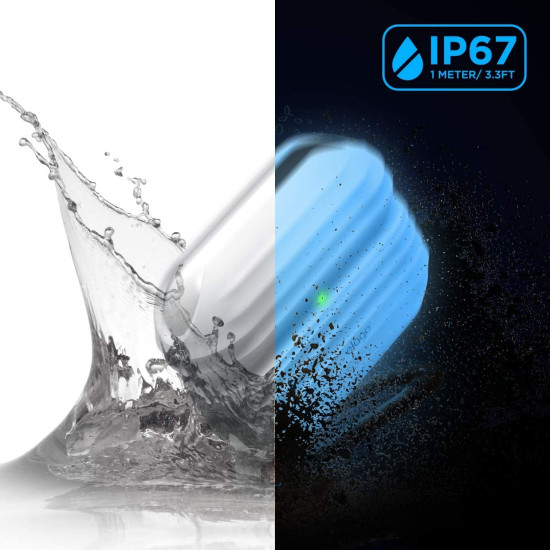 Elago AirPods Pro Waterproof Hang Case - Αδιάβροχη Θήκη για AirPods Pro 2nd Gen / 1st Gen - IP67 - Nightglow Blue (EAPPWF-HANG-LUBL)