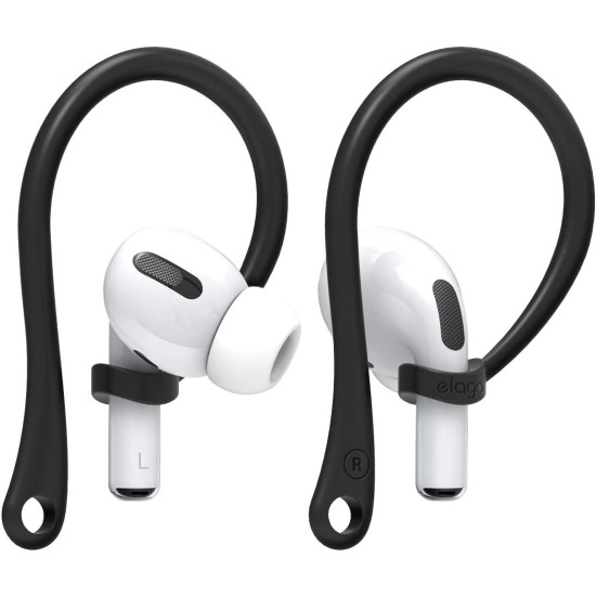 Elago AirPods Pro 2nd Gen / 1st Gen Earhooks - Black (EAPP-HOOKS-BK)