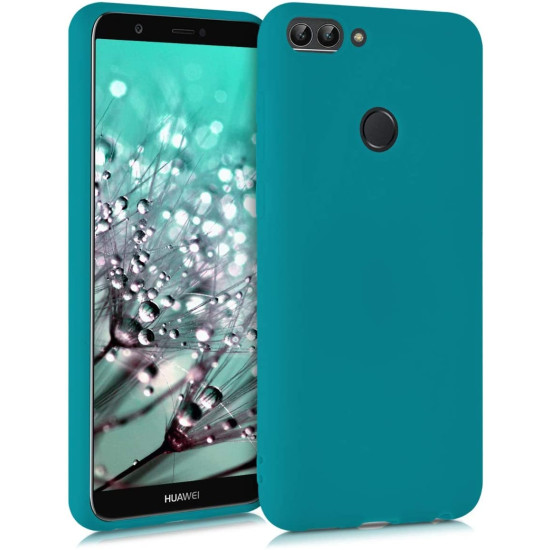 KWmobile Θήκη Σιλικόνης Huawei Enjoy 7S / P Smart - Teal Matte (44124.57)