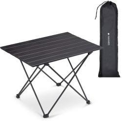 Navaris Portable Folding Camping Table - Φορητό Τραπέζι Αλουμινίου - Black (45382.01)