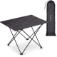 Navaris Portable Folding Camping Table - Φορητό Τραπέζι Αλουμινίου - Black (45382.01)