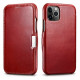 iCarer Vintage Series Side-Open Δερμάτινη Θήκη iPhone 11 Pro - Red (RIX1107-RD)