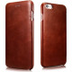 iCarer Vintage Series Curved Edge - Δερμάτινη Θήκη iPhone 6 Plus / 6S Plus - Brown (RIP6015-BN)