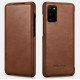 iCarer Vintage Series Curved Edge - Δερμάτινη Θήκη Samsung Galaxy S20 - Brown (RS992012-BN)