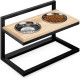 Navaris Dog Bowl Feeding Stand - Ανυψωμένα Μπολ Φαγητού σε Σταντ για Κατοικίδια - Black (51387.1.02)