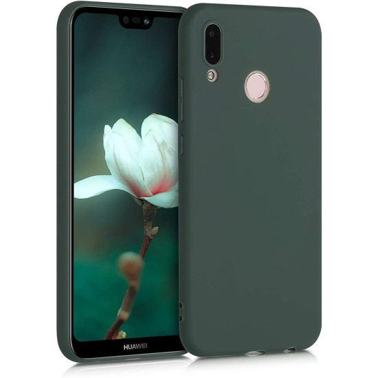 KWmobile Θήκη Σιλικόνης Huawei P20 Lite - Moss Green (44358.169)