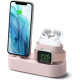 Elago Charging Hub Pro για iPhone 11 Pro Max / 11 Pro / AirPods Pro 2nd Gen / 1st Gen / Apple Watch - Sand Pink (EST-TRIOPRO-SPK)