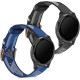 KW Nylon Λουράκια Garmin Vivoactive 4 - Grey / Blue - 2 Τεμάχια (53260.01)