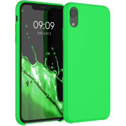 KWmobile Θήκη Σιλικόνης Apple iPhone XR - Soft Flexible Rubber Cover - Neon Green (45910.44)