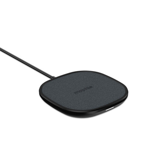 Mophie Wireless Charging Pad Σταθμός Ασύρματης Φόρτισης Quickcharge 10W – Ultrasuede / Black (409903378)