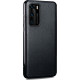 iCarer Grained Series Δερμάτινη Smart Flip Θήκη Huawei P40 - Black (XHP40003-BK)