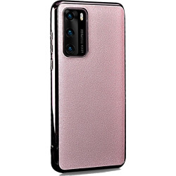 iCarer Grained Series Δερμάτινη Θήκη Huawei P40 - Glitter Powder (XHP40001-PK)