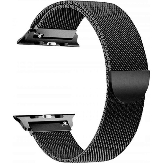 Tech-Protect Μεταλλικό Λουράκι Milaneseband Apple Watch Ultra/SE/11/10/9/8/7/6/5/4 (49/46/45/44mm) - Black (5906735412697)