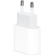 Official Apple Ταχυφορτιστής Ταξιδιού / Αντάπτορας Με 1x Type-C - 20W - White (MHJE3ZM/A)