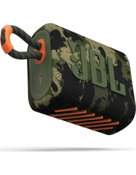 JBL Go3 Bluetooth Speaker - Αδιάβροχο Ασύρματο Ηχείο - Squad (JBLGO3SQUAD)