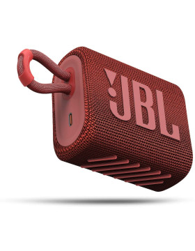 JBL Go3 Bluetooth Speaker - Αδιάβροχο Ασύρματο Ηχείο - Red (JBLGO3RED)