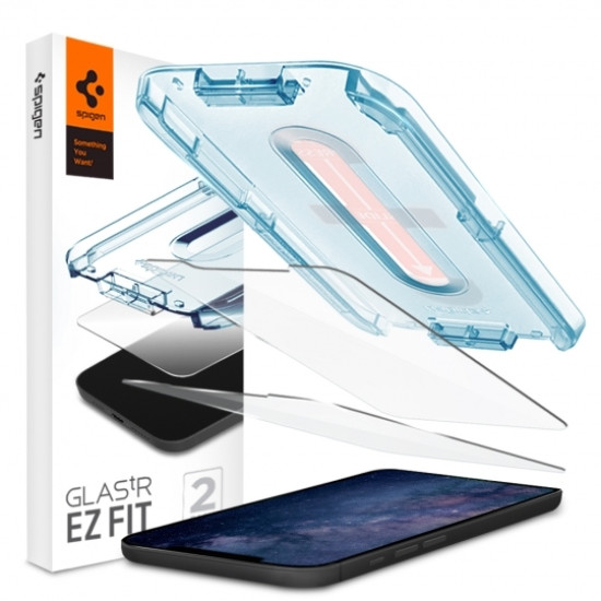 Spigen Tempered Glass GLAS.tR EZ Fit - Αντιχαρακτικό Γυάλινο Screen Protector Apple iPhone 12 mini - 2 Τεμάχια (AGL01811)