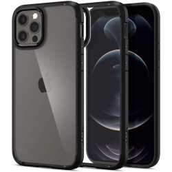 Spigen Θήκη Ultra Hybrid Apple iPhone 12 / 12 Pro - Matte Black (ACS01703)