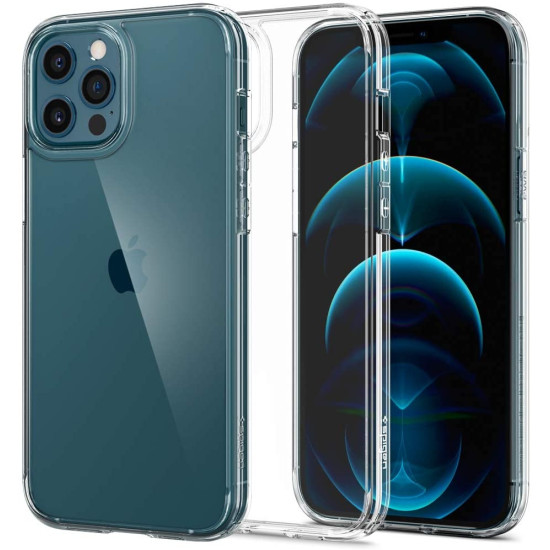 Spigen Θήκη Ultra Hybrid Apple iPhone 12 Pro Max - Crystal Clear (ACS01618)