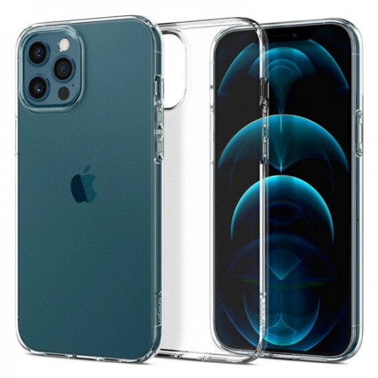 Spigen Θήκη Liquid Crystal Apple iPhone 12 / 12 Pro - Crystal Clear (ACS01697)