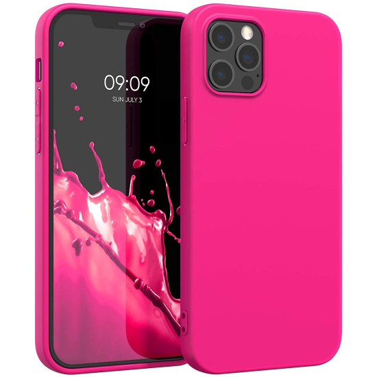 KWmobile Θήκη Σιλικόνης Apple iPhone 12 Pro Max - Neon Pink (53941.77)
