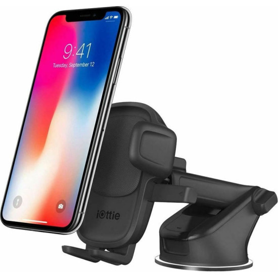 iOttie Easy One Touch 5 Dash & Windshield - Universal Βάση Κινητών με Βεντούζα για Ταμπλό Αυτοκινήτου - Black - 2 Έτη Εγγύηση