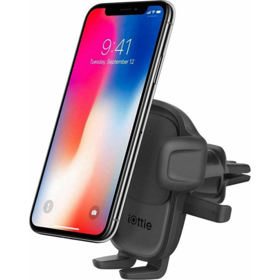 iOttie Easy One Touch 5 Air Vent & Flush - Universal Βάση Κινητών 2 σε 1 για Αεραγωγούς Αυτοκινήτου - Black - 2 Έτη Εγγύηση (HLCRIO172)