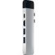 Satechi Type-C Pro Hub Αντάπτορας - Με 1x Type-C / 2x USB-A / 1x 4K HDMI / 1x Ethernet / 1x microSD - Silver  (ST-TCPHES)