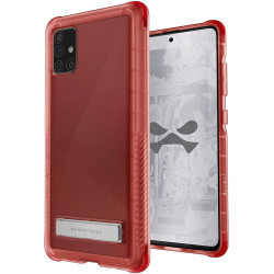 Ghostek Covert 4 - Διάφανη Ανθεκτική Θήκη Σιλικόνης & Kickstand Samsung Galaxy A51 - Pink (GHOCAS2463)