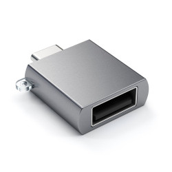 Satechi Αντάπτορας Type-C (male) σε USB-A (female) - Space Gray (ST-TCUAM)