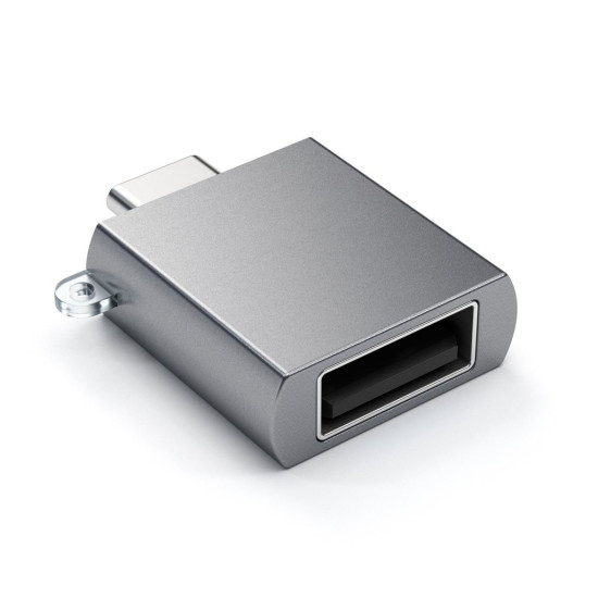 Satechi Αντάπτορας Type-C (male) σε USB-A (female) - Space Gray (ST-TCUAM)