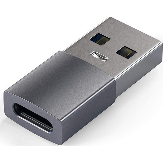 Satechi Αντάπτορας USB-A (male) σε Type-C (female) - Space Gray (ST-TAUCM)