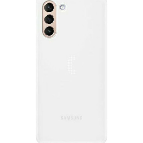 Official Samsung Σκληρή Θήκη Led Cover Samsung Galaxy S21 Plus 5G - White (EF-KG996CWEGWW)